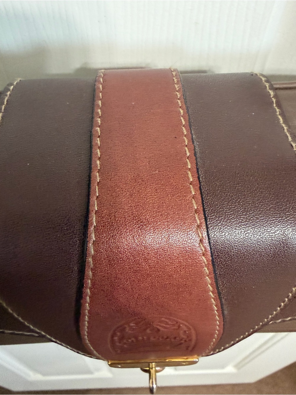 Vintage leather Gold Coast crossbody bag - Picture 5 of 9
